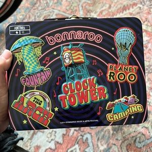 Funtimes Bonnaroo Music and Arts Festival Metal Lunch Box Logos 2014